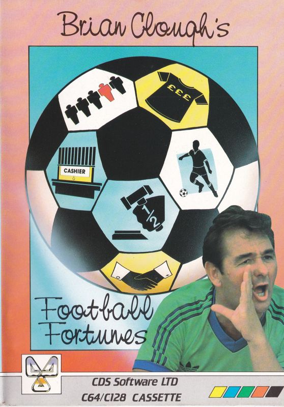 Brian Clough's Football Fortunes box art for Commodore 64